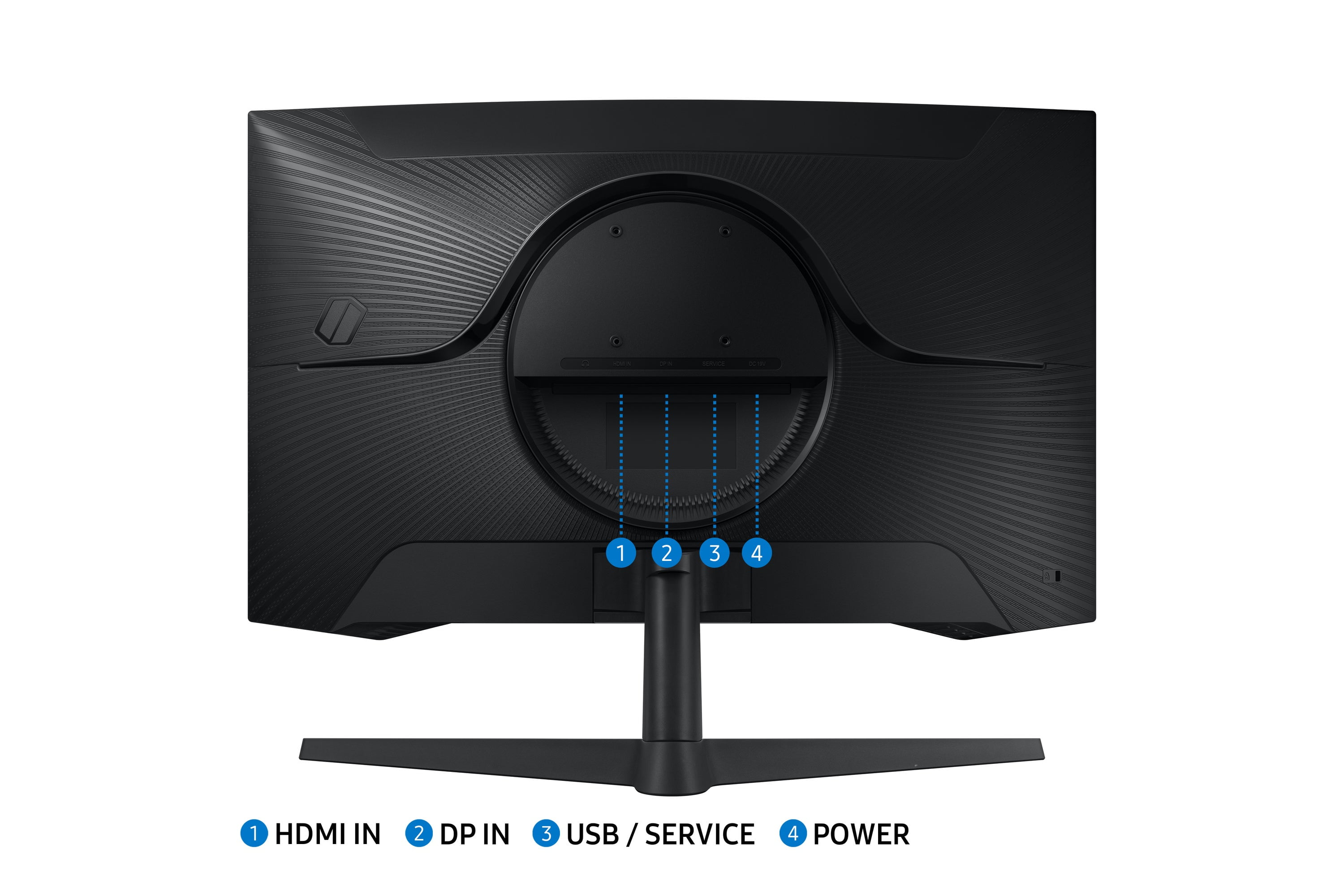 Samsung Odyssey G55C 32" QHD 1440p 165Hz 1ms 1000R Curved Gaming Monitor, Black