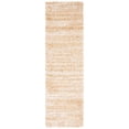 thumbnail image 2 of SAFAVIEH Hudson Shag Jaden Striped Area Rug, Ivory/Gold, 7' x 7' Round, 2 of 5