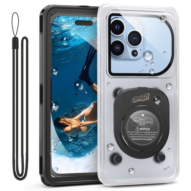 Funda para Celular JUFUD2Y Impermeable IPX8 hasta 6.9" con Cordón