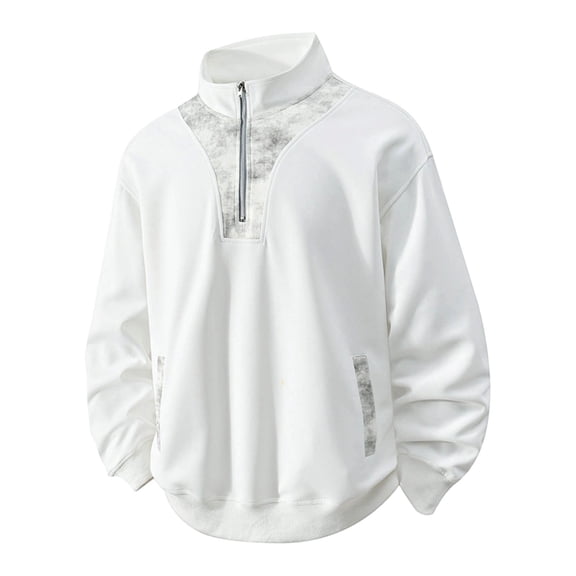 LIaqionyy Big and Tall Sweatshirts for Men's Casual Fashion Pullover Sweatshirt Fall Winter Warm Outfits with Pocket