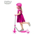 thumbnail image 2 of HALO Rise Above Jr. 3 Wheel Scooter - Pink - Unisex for All Children - Super Bright Light-up Wheels!, 2 of 8