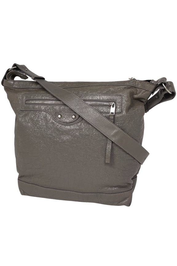 Pre-Owned Balenciaga Classic Day Shoulder Bag, Crossbody Leather, Beige, 340687,... (Fair)