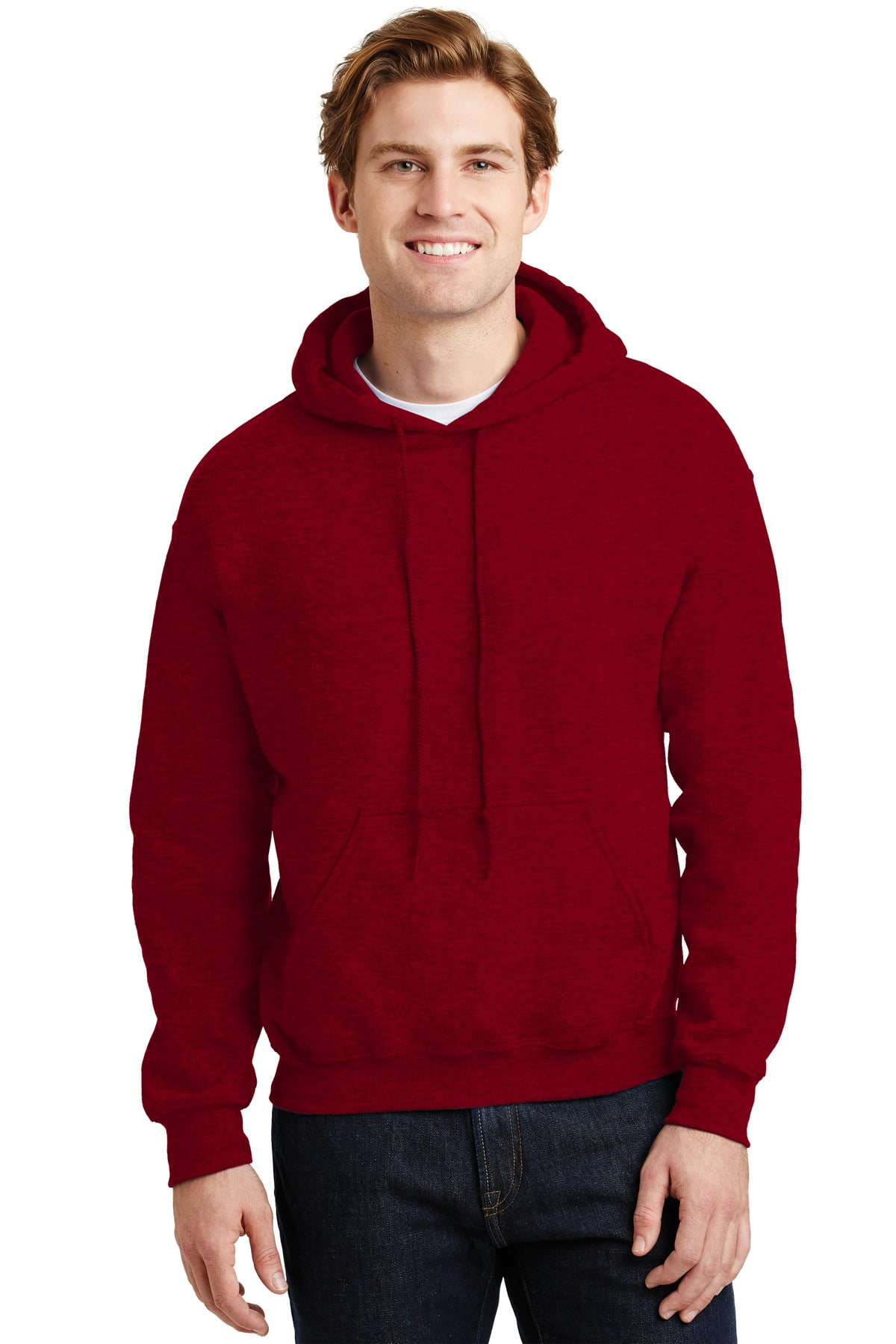 Gildan Men s Long Sleeve Front Pouch Pocket Hooded Sweatshirt 18500