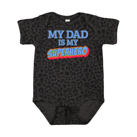 Inktastic My Dad is My Superhero Boys or Girls Baby Bodysuit