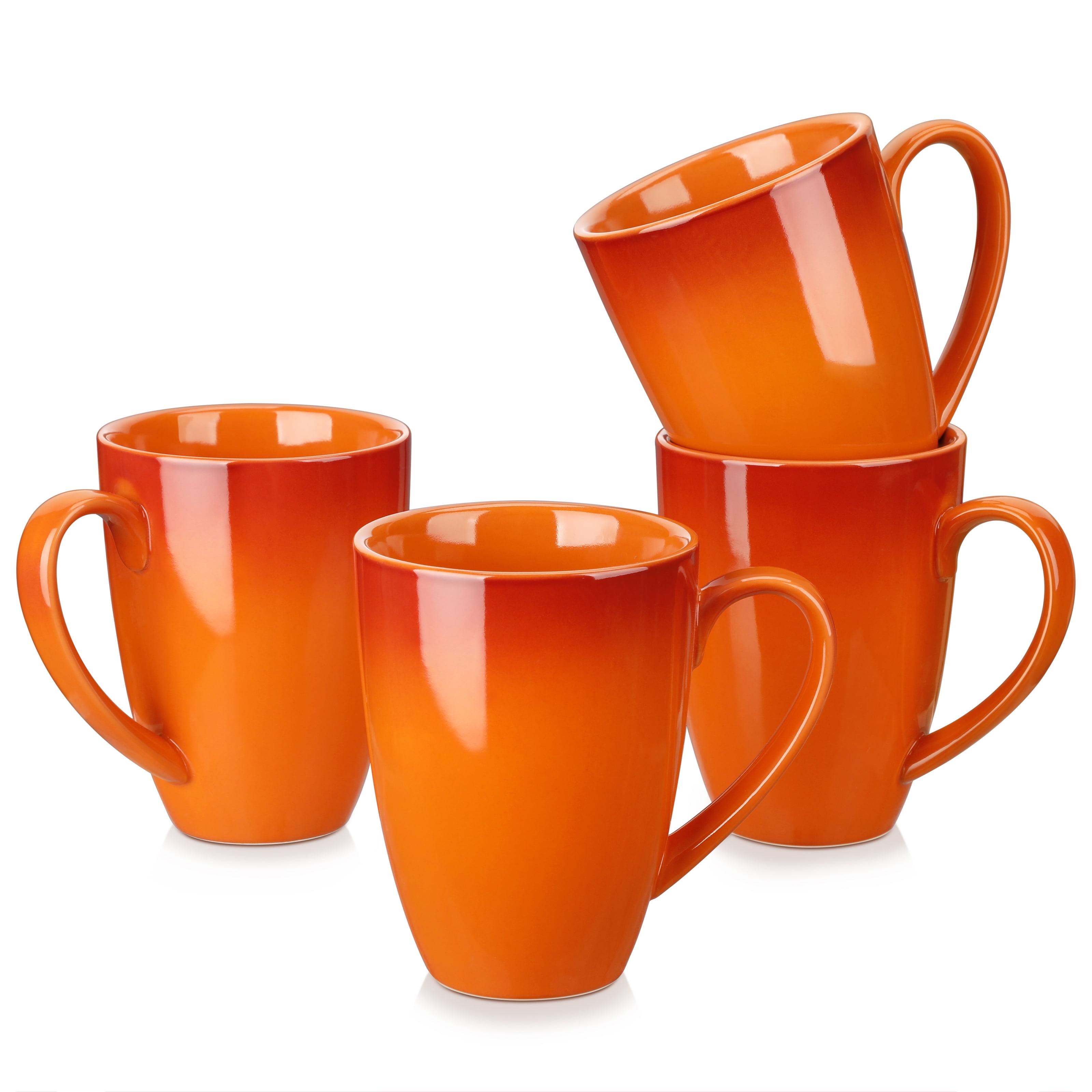 Gibson Home Gardenia Cafe 4 Piece 16 oz. Assorted Mug Set