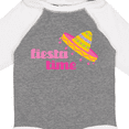 thumbnail image 4 of Inktastic Fiesta Pink Sombrero Girls Long Sleeve Baby Bodysuit, 4 of 5