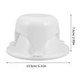 thumbnail image 2 of CUITING 1Set White Plastic RV Roof Vent Cover For Wind and Rain Protection 5.3x5.3x3in, 2 of 8