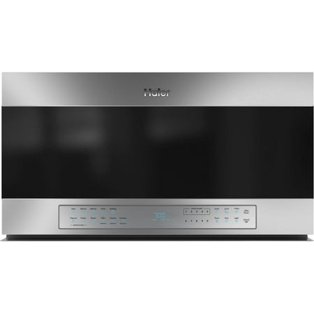 Haier QVM7167RNSS 30 Stainless Steel Over the Range Microwave with 1.6 cu. ft. Capacity 300 CFM 1000 Cooking Watts and WiFi Connect
