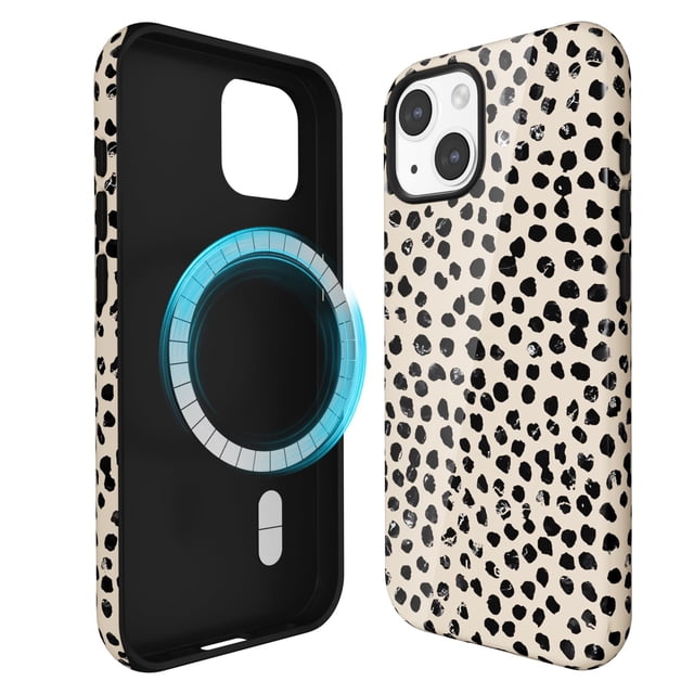 Funda Svanove para iPhone 15 Plus y 14 Plus compatible con Magsafe estampado animal