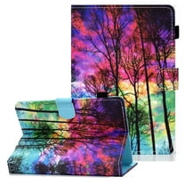 Alltech 7 inch Tablet Universal Case, Slim Wallet Stand Flip Cute Cover Case for Samsung Galaxy Tab/HDX 7 /HD 7/ Oasis/Onn/Lenovo/Dragon Touch/MatrixPad/Android Tablet 7 Inch, Forest