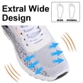 thumbnail image 6 of Deago Men's Walking Shoes Breathable Lightweight Fashion Athletic Sneakers Non Slip Sport Gym Jogging Trail Running Shoes, 6 of 9
