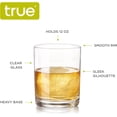 thumbnail image 3 of True Rocks Glasses for Whiskey, Spirits, Old Fashioned, 12oz, Set of 4, 3 of 9