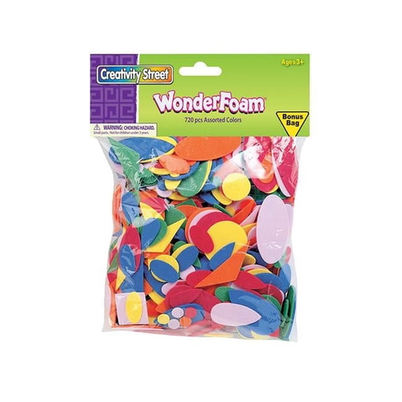 Pacon  Creativity Street Wonderfoam, Assorted Color - 720 Piece - 3 Each