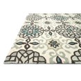 thumbnail image 2 of Loloi Francesca 2'3" x 3'9" Hand Hooked Rug in Ivory and Metal, 2 of 2