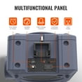 thumbnail image 4 of VEVOR Air Scrubber with 3-Stage Filtration, Stackable Negative Air Machine 550 CFM, Air Cleaner with MERV10, Carbon, H13 HEPA, for Home, Industrial and Commercial Use, 4 of 9