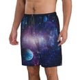 thumbnail image 2 of Fuzoiu Planets Stars And Galaxies1 Print Men's Beach Shorts,Men's Swim Trunks,Quick Dry Board Shorts with Pockets,Men's Bathing Suits for Surfing, Running, and Casual Wear-X-Large, 2 of 6