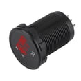 thumbnail image 3 of Red LED Display Voltage Meter, Waterproof Digital Voltmeter, Panel Meter DC 12V -24V 15A For Car For Motorcycle, 3 of 8