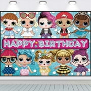 LOL Surprise Background Backdrop Taspestry Birthday Post Banner Party Supplies Wall Decor