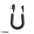 thumbnail image 1 of Double-bend spring data cable USB to TYPE-C Mobile Fast Charging Phone, 1 of 8