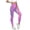 Dark Purple, variant on Bibifish Womens Yoga Pants Pink & Purple Tie-Dye Yoga Pants High Waist Stretchy Waist Soft Fabric Festival & Streetwear Trendy Leggings
