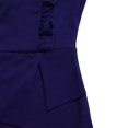 thumbnail image 3 of Women Plus Size Bodycon Stretchy Ruched Basic Midi Work Office Midi Pencil Dress, 3 of 8