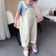 thumbnail image 1 of Odeerbi 0-11 Años Niñas Verano Denim Overalls Sin Espalda Bib En General Vaqueros Lindo Traje de Juego Correa Romper Mono, 1 of 9
