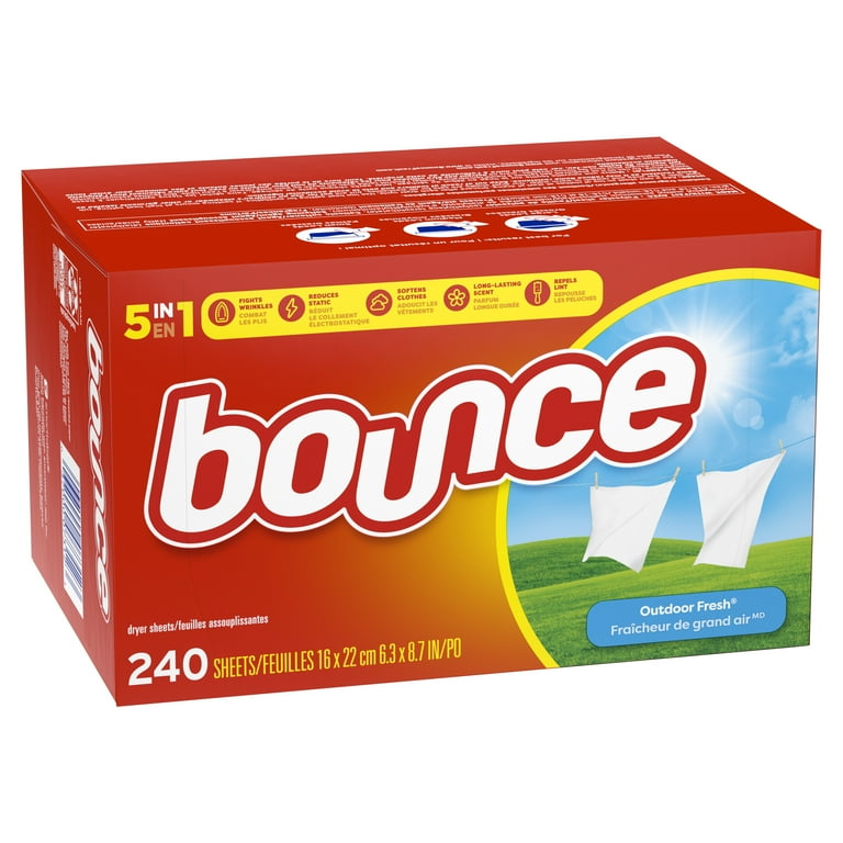 Fabric Softener Sheets, Outdoor Fresh, 240 Sheets/Pack Fabric Softener Sheets, Outdoor Fresh, 240 Sheets/Pack