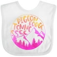 thumbnail image 3 of Inktastic Pigeon Forge, Tennessee- Mountains in Sunrise Colors Boys or Girls Baby Bib, 3 of 4