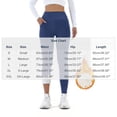thumbnail image 3 of Maqroz Womens Leggings Thermal Fleece Lined High Waist Winter Warm Thick Stretch Active Workout Pants with Pockets, 3 of 8