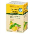 thumbnail image 3 of Bigelow Probiotics Herbal Tea Bags Caffeine Free Lemon Ginger 0.07oz x 18 Each Pack of 2, 3 of 6