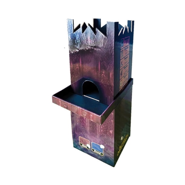 Juegos de noveno nivel Return to Dark Tower: RPG Player Tower - Juego de accesorios exclusivo para juegos de rol que incluye dados, tarjetas de torre de 14" y más