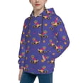 thumbnail image 2 of Lsque Labrador Retriever Dog Patten Youth Hoodie Sweatshirt Pullover with Kangaroo Pocket Boys and Girls Hoodie Warm Hoodie for Kids-Medium, 2 of 6