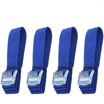 8Pcs Lashing Straps with Buckle Nylon Quick Release Lashing Straps for Cargo Tie Down Car Roof Rack Luggage Kayak Carrier Moving Canoe and Hammock (Blue)