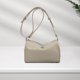 thumbnail image 5 of Bolso de hombro para mujer, impermeable, de piel sintética, fácil de limpiar, bolso de compras informal para uso diario, trabajo, calle, color Beige, tamaño libre, 5 of 14
