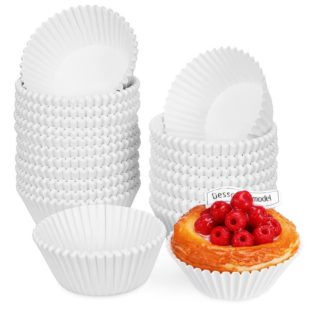 500 piezas de envoltorios para cupcakes, moldes para muffins, capacillos de papel para cupcakes, moldes para cupcakes de boda para hornear