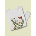 thumbnail image 3 of Sm Catesby Butterfly Iv Sweatshirt Women -Mark Catesby Designs, Female 3X-Large, 3 of 4
