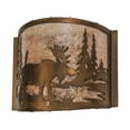 thumbnail image 2 of Meyda Tiffany 149962 Moose 10" Tall Wall Sconce - Copper, 2 of 4