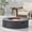 Dark Gray, variant on Harper & Bright Designs Patio MGO Propane Fire Pit, Outdoor Round Concrete Gas-burning Fire Pit with 50000 BTU for Garden Barkyard, 39 inch, Light Gray