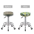 thumbnail image 6 of Lsque Lilies Flowers Round Bar chair cushion covers Velvet Fabric Premium Comfort Protects from Scratches and Stains for 14-17 Inch Chair- 14 inch, 6 of 7