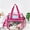 Hot Pink, variant on 1PC Clear PVC Tote Bag, Transparent Security Compliant Shoulder Bag for Work, Sports Games, Gym & Concert Events