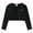 Black, variant on UACY Girls Long Sleeve Bolero Cardigan, Soft Knit Shrug Sweater with Button Front, Perfect for Kids and Toddlers