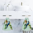 thumbnail image 7 of 1 Pcs Hanging Towels, Dish Towels Birds On Flower Tree Absorbent Hand Towels with Hanging Loop Washcloth for Bathroom Kitchen, 7 of 7