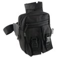 thumbnail image 1 of Paquete de cintura con cremallera Cintura Fanny Pack Porta botella de agua Cadera para la cadera Hombro Bolsa de almacenamiento Negro, 1 of 9