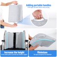 thumbnail image 6 of 1 Pair Lateral Support Cushions for Wheelchair Side Guards, Wheelchair Side Pads for Larger Sized People Unable to Sit Upright in Wheelchairs, 6 of 7