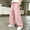 Pink, variant on ZGRBOU Boys Girls Baggy Cargo Pants Elastic High Waist Drawstring Parachute Pants Outdoor Beach Quick Dry Jogger Pants
