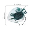 thumbnail image 3 of Fascinator Hat Tea Party Hat Fascinator Mesh Headband Women Fascinator for Wedding, 3 of 4