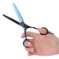 thumbnail image 3 of Tijeras para cortar cabello, tijeras para adelgazar, salón profesional de 6,0 pulgadas, tijeras de corte de pelo con borde de afeitar, 3 of 8