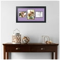 thumbnail image 2 of ArtToFrames Collage Photo Picture Frame with 1 - 5x7 and 2 - 4x5 Openings, Framed in Black with Lavender Mist and Black Mats (CDM-3926-99), 2 of 8