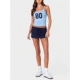 thumbnail image 5 of Y2K Low Rise Skorts, Solid Drawstring Elastic Waist Side Slit Micro Skirt With Built-In Shorts, Stretchy Bodycon Skorts For Summer Streetwear Club Preppy Aesthetic Outfits, 5 of 20