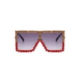 thumbnail image 2 of Kmbangi Kids Oversize Square Sunglasses Bling Rhinestone Frame Sunglasses, 2 of 6